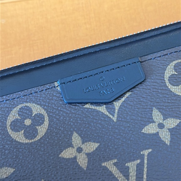 Louis Vuitton Zippy Dragonne Macassar Wallet with Strap - Picture 3 of 9